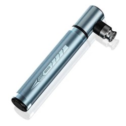 ENLEE BIKING Mini pompă pentru bicicletă, aliaj de aluminiu, pompă de aer manuală pentru ciclism