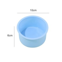 Formă rotundă de 4 6 8 10 inci, din silicon, pentru prăjituri mici, tavă de copt pentru mousse, fondant, cilindru, pentru patise