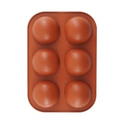 Forma rotundă din silicon cu jumătate de sferă cu bile 3D pentru bricolaj coacere budincă mousse de ciocolată matriță ecologică 