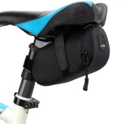 Geantă de nailon pentru șa de bicicletă, impermeabilă, pentru șa de bicicletă de munte.