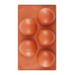 Forma rotundă din silicon cu jumătate de sferă cu bile 3D pentru bricolaj coacere budincă mousse de ciocolată matriță ecologică 