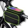 Genți pentru biciclete rezistente la ploaie Carcasă Cadru Tub față Bicicletă Suport telefon Geantă Genți laterale pentru motocic