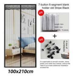 100x210CM ușă magnetică perdea ușă plasă anti țânțari insecte zburătoare insecte perdele ușă cu închidere automată