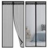100x210CM ușă magnetică perdea ușă plasă anti țânțari insecte zburătoare insecte perdele ușă cu închidere automată