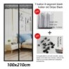 100x210CM ușă magnetică perdea ușă plasă anti țânțari insecte zburătoare insecte perdele ușă cu închidere automată