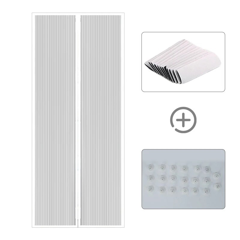 Paravan magnetic pentru ușă Perdele de ușă din material nețesut Paravane pentru uși anti-țânțari plasă de insecte cu închidere a Paravan magnetic pentru ușă Perdele de ușă din material nețesut Paravane pentru uși anti-țânțari plasă de insecte cu închidere a
