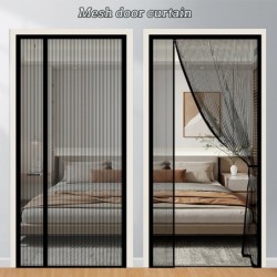 Paravan magnetic pentru ușă Perdele de ușă din material nețesut Paravane pentru uși anti-țânțari plasă de insecte cu închidere a