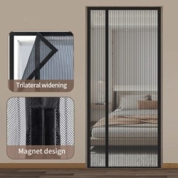 Paravan magnetic pentru ușă Perdele de ușă din material nețesut Paravane pentru uși anti-țânțari plasă de insecte cu închidere a