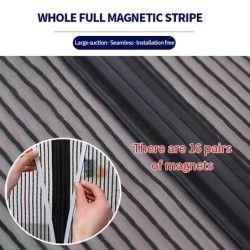 Paravan magnetic pentru ușă Perdele de ușă din material nețesut Paravane pentru uși anti-țânțari plasă de insecte cu închidere a