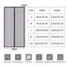 Paravan magnetic pentru ușă Perdele de ușă din material nețesut Paravane pentru uși anti-țânțari plasă de insecte cu închidere a