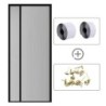 Paravan magnetic pentru ușă Perdele de ușă din material nețesut Paravane pentru uși anti-țânțari plasă de insecte cu închidere a