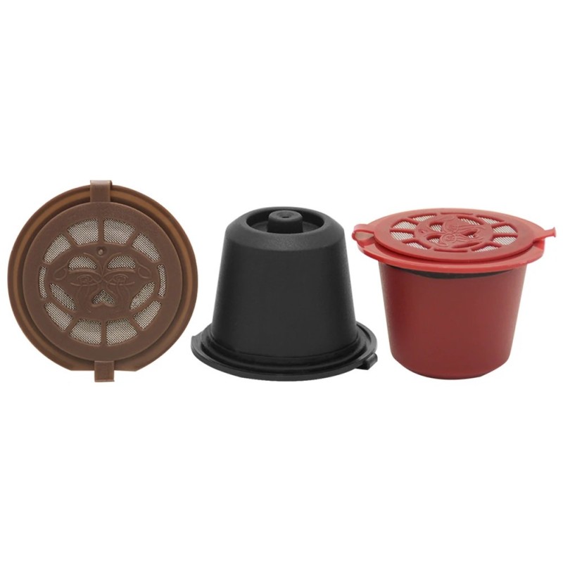 3 buc filtre reîncărcabile reutilizabile pentru capsule de cafea pentru aparatul Nespresso