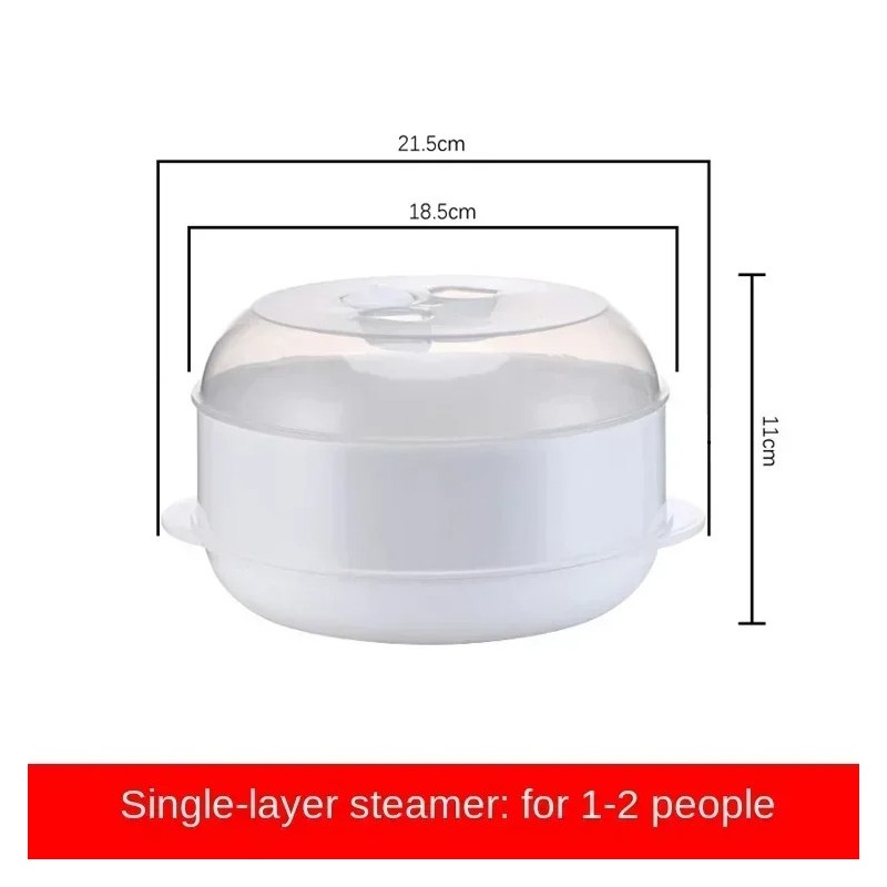 Cuptor cu microunde Aparat special pentru aburi Găluște la abur Recipient de orez Cuptor cu microunde la abur Recipient pentru g