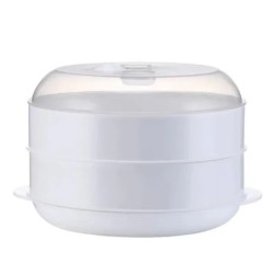 Cuptor cu microunde Aparat special pentru aburi Găluște la abur Recipient de orez Cuptor cu microunde la abur Recipient pentru g