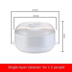 Cuptor cu microunde Aparat special pentru aburi Găluște la abur Recipient de orez Cuptor cu microunde la abur Recipient pentru g