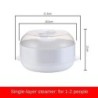 Cuptor cu microunde Aparat special pentru aburi Găluște la abur Recipient de orez Cuptor cu microunde la abur Recipient pentru g