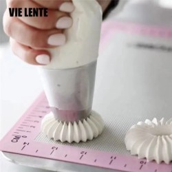 1/2 buc. Duze de patiserie cu gură de flori Romeo din oțel inoxidabil pentru produse de cofetărie, patiserie și accesorii de pan