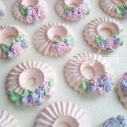 1/2 buc. Duze de patiserie cu gură de flori Romeo din oțel inoxidabil pentru produse de cofetărie, patiserie și accesorii de pan