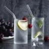 4/8 buc. paie reutilizabile din sticlă Paie de băut din sticlă transparentă, tuburi de 8 inci, 8 mm, paie pentru suc de ceai, pa