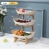 Farfurii de masă Veselă Bucătărie Fructeară cu podea Compartimentată Bomboane Tavi pentru tort Veselă din lemn Veselă