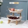 Farfurii de masă Veselă Bucătărie Fructeară cu podea Compartimentată Bomboane Tavi pentru tort Veselă din lemn Veselă