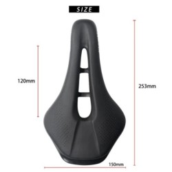 Șa de bicicletă confortabilă goală, pernă de scaun respirabilă, rezistentă la șocuri, impermeabilă, ergonomie, MTB, șa de bicicl