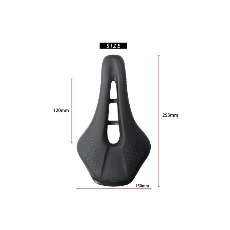 Șa de bicicletă confortabilă goală, pernă de scaun respirabilă, rezistentă la șocuri, impermeabilă, ergonomie, MTB, șa de bicicl