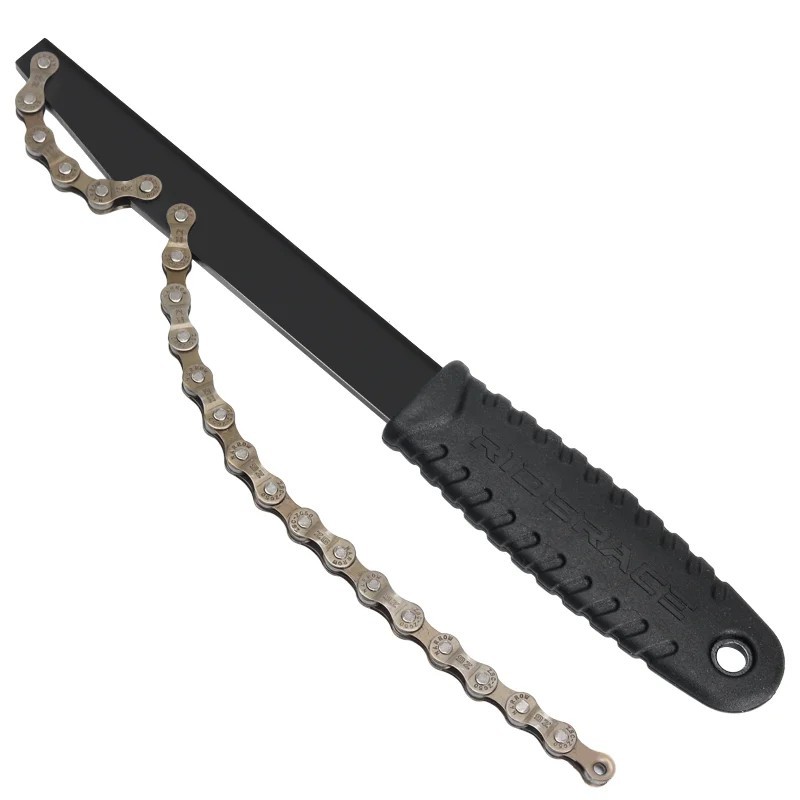 RIDERACE Casetă pentru biciclete Scoatere volantă Extractor pinioane Upgrade biciclete Rotor Blocare Inel Demontare Cheie Lanț B
