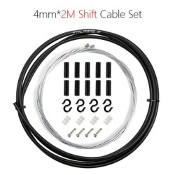 Sârmă TRLREQ 2m/2.5m pentru schimbători de biciclete pentru biciclete Cabluri de frână pentru schimbător Cablu de schimbare 4mm/