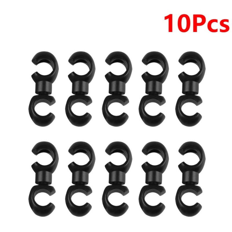 10 buc/set Biciclete Cross Line Clips Mountain Road Frână Biciclete Angrenaj Cablu S Style Clips Ciclism Piese de schimb