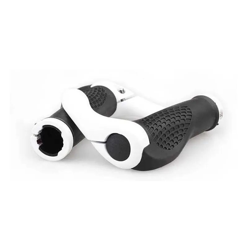 1 pereche de mânere pentru ghidon de bicicletă Ergonomic antiderapant Blocare pe capac mâner mânere din aliaj de aluminiu din ca