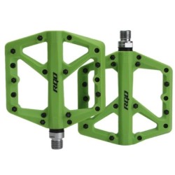 RGO Pedale de bicicletă Mtb Nylon Platformă Suport pentru picioare Flat Mountain Bike Grip cu palete Pedalen Rulmenți Tabele pen