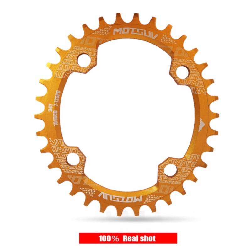 MOTSUV Rotund Îngust Lat Lat MTB Bicicletă de munte Bicicletă 104BCD 32T 34T 36T 38T Bicicletă Piese placa dinților 104 BCD