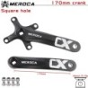 Pista bicicletă MEROCA CX cu gaură pătrată 104BCD, aliaj de aluminiu IXF, cu orificiu pătrat, pedală pentru bicicletă de munte 1
