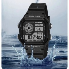SYNOKE Ceasuri digitale militare pentru bărbați, sport, cronograf, impermeabil, pentru bărbați, electronice, ceasuri de mână Rel