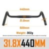 UNO FL12 Ghidon de biciclete cu pietriș 31,8x400/420/440/460mm Bară de cădere exterioară Mâner de bicicletă ultraușoară Bară eva