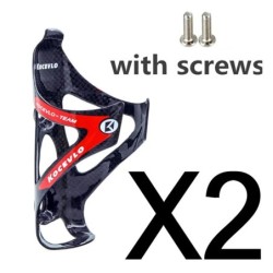 XXX Bicicletă plină din fibră de carbon Cușcă pentru sticlă de apă ultraușoară MTB Suport pentru sticle pentru bicicletă de drum