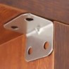 Suport de colț universal din oțel inoxidabil, Suport fix în unghi drept de 90 de grade pentru mobilier din lemn, accesorii pentr