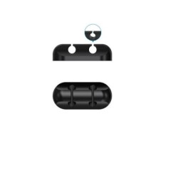 Organizator de cablu USB din silicon Înfășurator de cablu Clipuri de gestionare a ordonării de birou Suport cablu pentru mouse c
