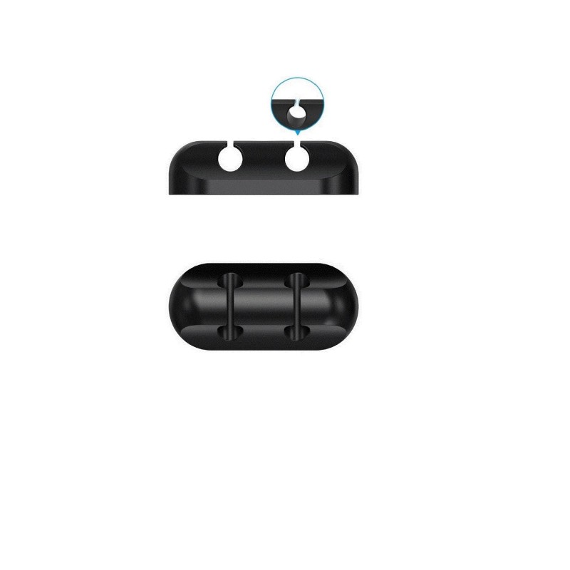Organizator de cablu USB din silicon Înfășurator de cablu Clipuri de gestionare a ordonării de birou Suport cablu pentru mouse c