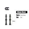2 buc/pungă Bicicletă Bicicletă Tubeless Valve Presta Tije din aliaj de aluminiu 40mm 44mm 48mm 60mm 80mm cu instrument de îndep