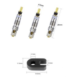 2-20 bucăți detașabil Presta biciclete supapă de înlocuire alamă CNC FV MTB tuburi de anvelope biciclete de drum instrument de r