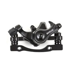 BUCKLOS Etrier de frână cu disc pentru bicicletă, 160 mm, linie față/spate, frână cu disc de tragere, aliaj de aluminiu, frâne m