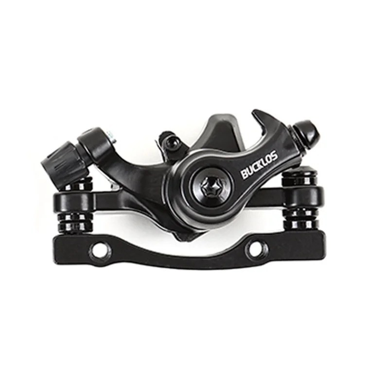 BUCKLOS Etrier de frână cu disc pentru bicicletă, 160 mm, linie față/spate, frână cu disc de tragere, aliaj de aluminiu, frâne m