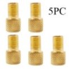 5 buc. Adaptor de supapă F/V la A/V Convertor de valoare pentru bicicletă Presta la Schrader Golden Bike Anvelop Adaptor de supa