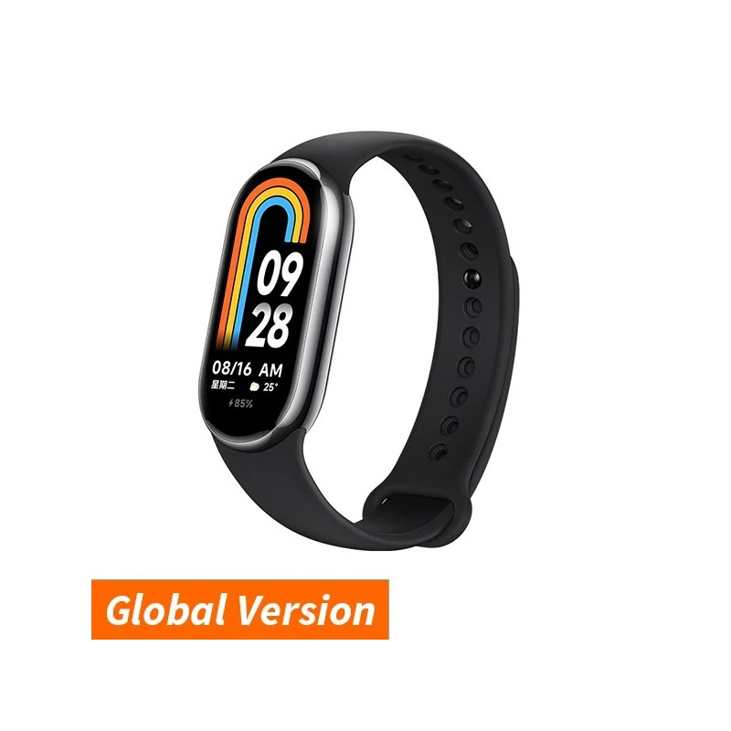 Versiune globală Xiaomi Smart Band 8 Mi Brățară Ecran AMOLED cu 7 culori Oxigen din sânge Bluetooth Ceas sport Miband rezistent Versiune globală Xiaomi Smart Band 8 Mi Brățară Ecran AMOLED cu 7 culori Oxigen din sânge Bluetooth Ceas sport Miband rezistent