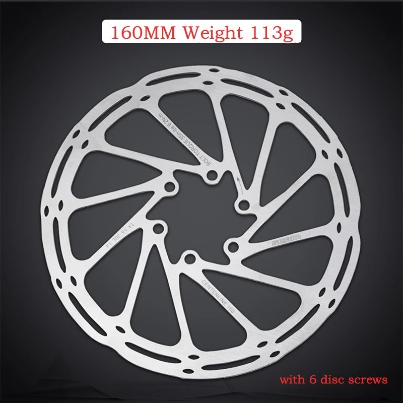 Rotor de frână pentru bicicletă Sram Avid Linie centrală 160 mm 180 mm 203 mm Rotoare hidraulice de frână cu disc cu șuruburi T2