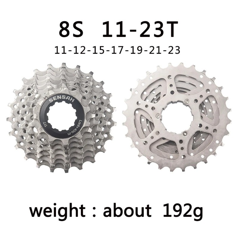Casetă SENSAH 8/9/10/11 viteze pentru bicicletă de drum 11V 23T/25T/28T/30T/32T/34T/36T Roată liberă pentru bicicletă K7 10S Vol