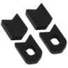ENLEE 4 buc/1 set capac de protecție manivelă pentru bicicletă de munte Set de manivelă pentru bicicletă MTB capac de protecție 