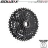 GOLDIX Casetă MTB neagră 8/9/10/11/12 viteze 40/42/46/50/50T K7 8/9/10/11/12v Pinion pentru bicicletă cu roată liberă pentru Shi